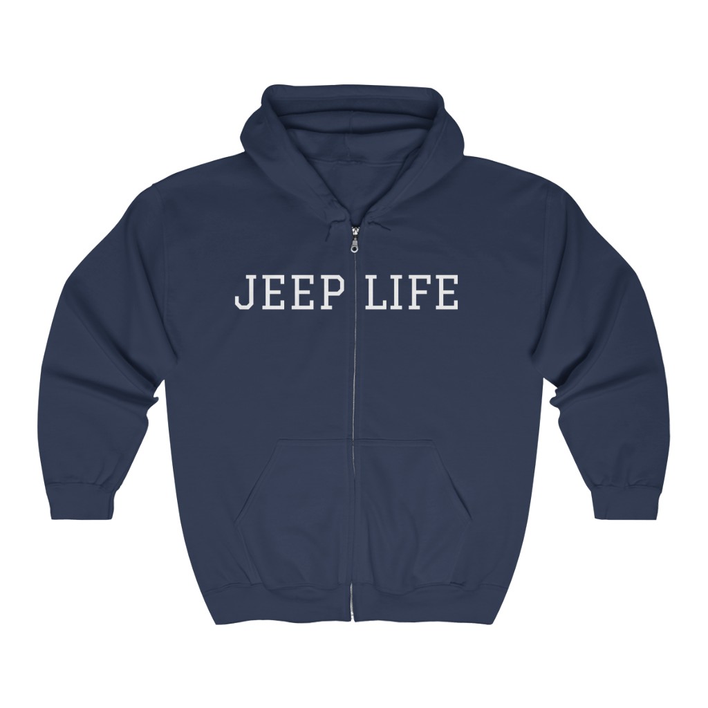 Jeep zip clearance up hoodie