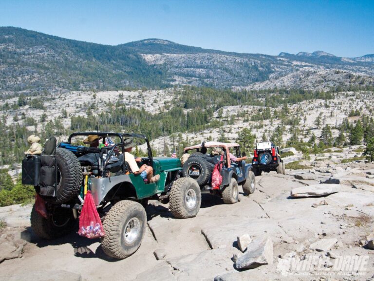 Jeeps on the Rubicon Trail